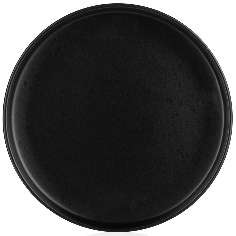 Тарілка десертна  Ardesto Trento, 20.5см, кераміка, чорний