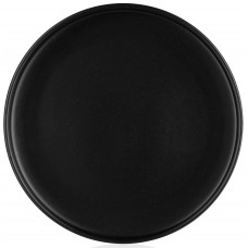 Тарілка обідня Ardesto Trento, 26.5см, кераміка, чорний