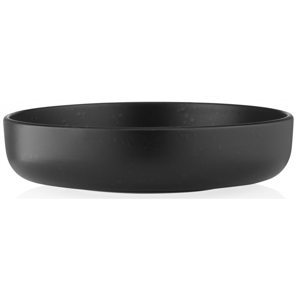 Тарілка супова Ardesto Trento, 21.5см, кераміка, чорний