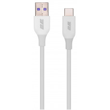 Кабель USB-A > USB-C заряджання/синхронізації 2E 1м, Type-C, Glow, білий