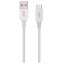 Кабель USB-A > USB-C заряджання/синхронізації 2E 1м, Type-C, Glow, білий