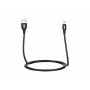 Кабель USB-A > Lightning заряджання/синхронізації 2E 1м, Glow, чорний