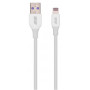 Кабель USB-A > Lightning заряджання/синхронізації 2E 1м, Glow, білий