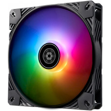 Корпусний вентилятор SilverStone Shark Force SF140B, ARGB 140мм, 2200rpm, 4pin PWM, 3pin +5VARGB, 38.3dBa, чорний Корпусний вентилятор SilverStone Shark Force SF140B, ARGB 140мм, 2200rpm, 4pin PWM, 3pin +5VARGB, 38.3dBa, чорний