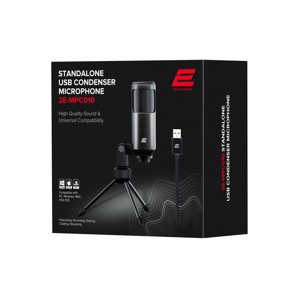Мікрофон для ПК 2Е MPC010, USB