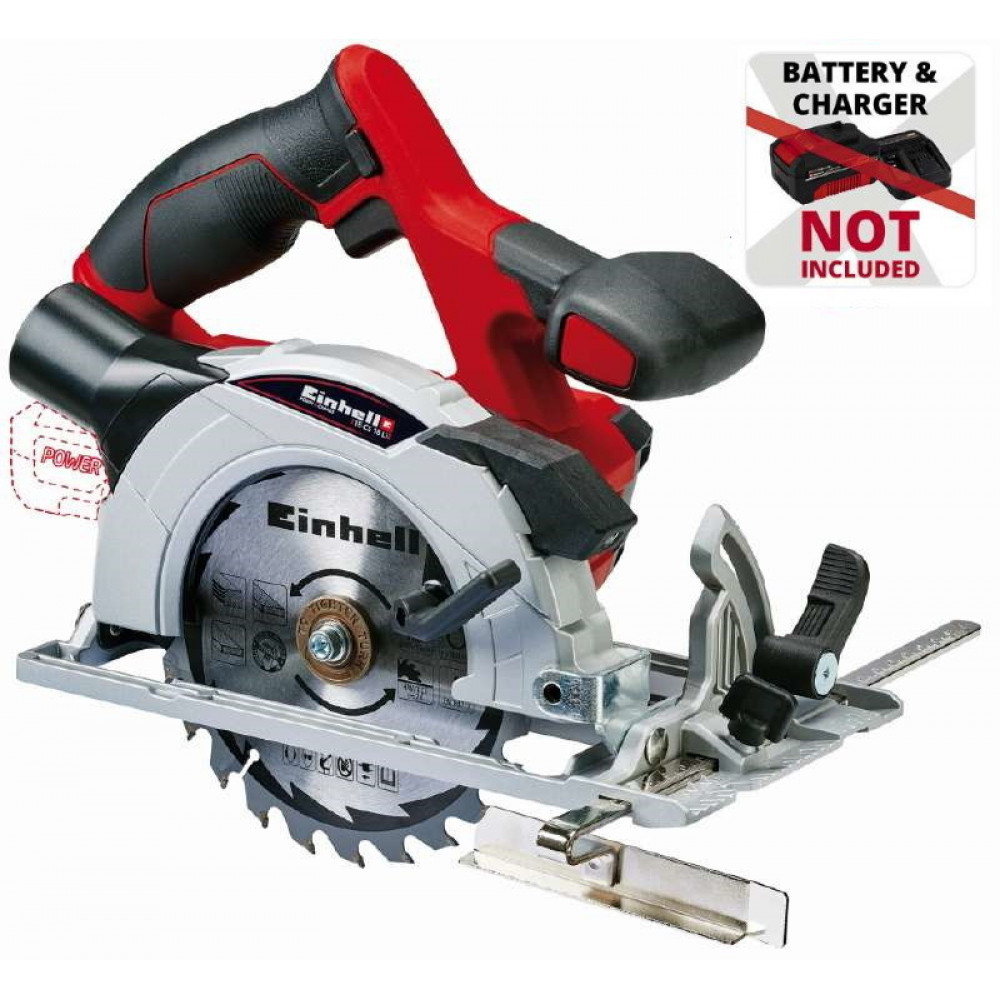 Пила дискова акумуляторна Einhell TE-CS 18/150LI - Solo PXC 18В 150х10мм 2.34кг без АКБ та ЗП