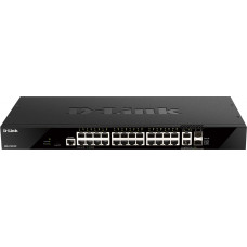Комутатор D-Link DGS-1520-28 24xGE 2xSFP, 2xSFP+ Керований. L2+ Комутатор D-Link DGS-1520-28 24xGE 2xSFP, 2xSFP+ Керований. L2+