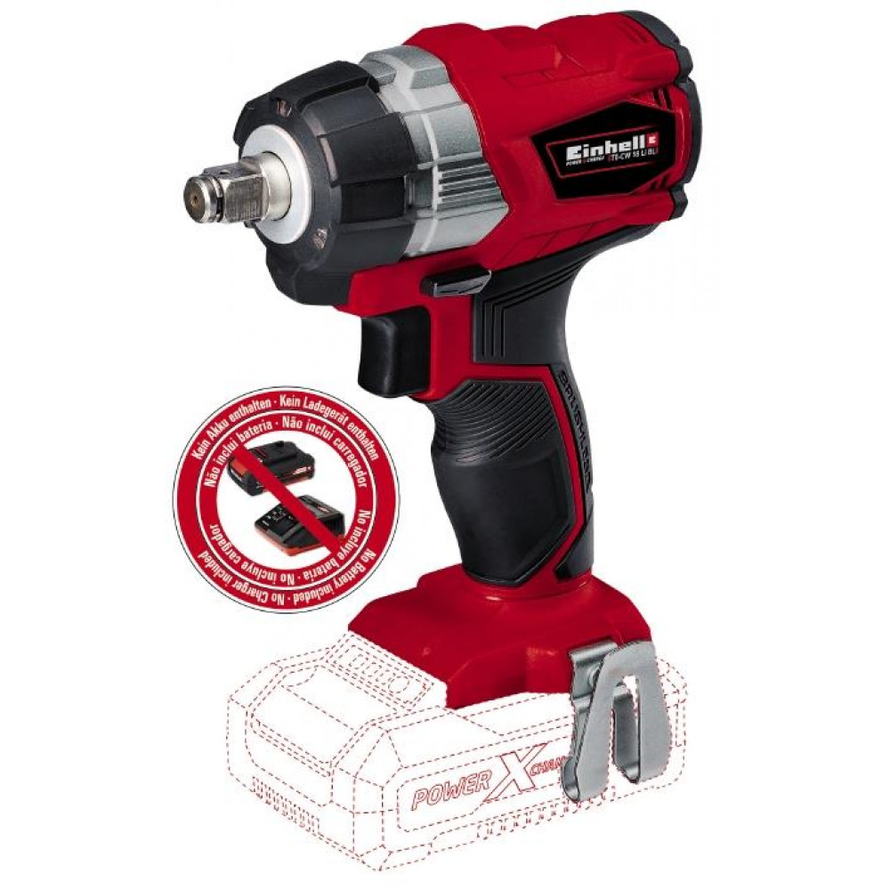 Гайковерт ударний Einhell Professional TP-CW 18LI BL - Solo безщітковий PXC 18В 2900об/хв 215Нм 1.1кг без АКБ та ЗП
