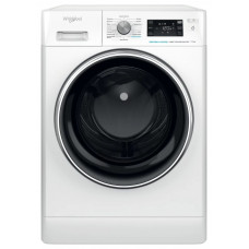 Пральна машина Whirlpool фронтальна, 11кг, 1400, A+++, 60см, дисплей, пара, інвертор, люк чорний, білий