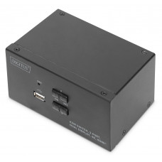 Комутатор DIGITUS Desktop HDMA KVM, 2 Port, Dual Display, 4K
