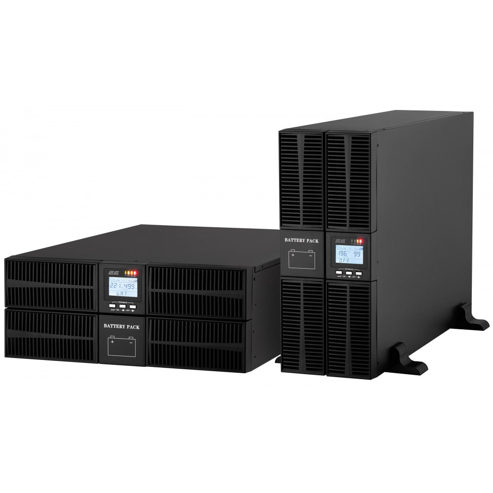 Джерело безперебійного живлення 2E SD6000RT, 6kVA/6kW, RT4U, LCD, USB, Terminal in&out