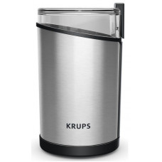 Кавомолка Krups роторна 200Вт, об'єм зерен-85г, пластик/метал, чорний