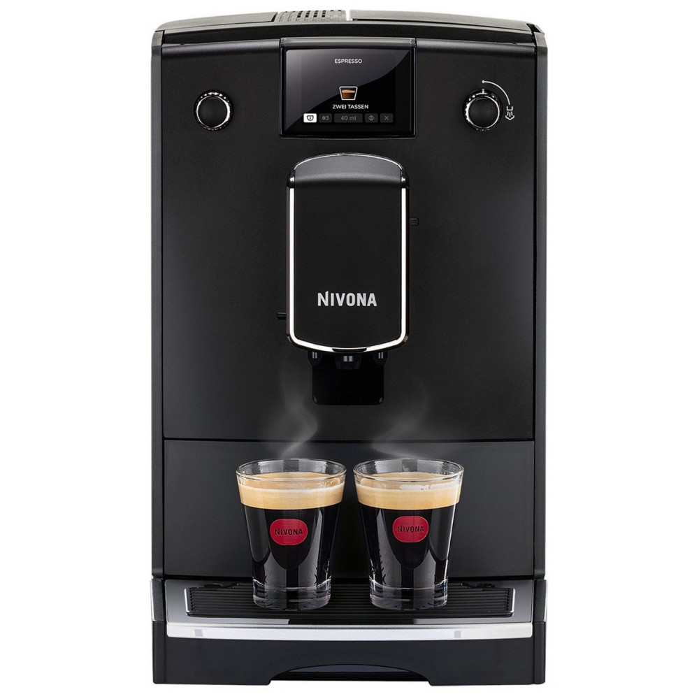Кавомашина Nivona CafeRomatica 2.2л, зерно + мелена, автомат.капучинатор, авторецептів - 5, чорний