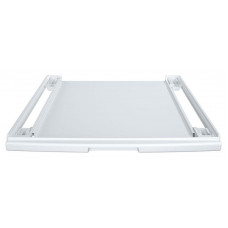 Комплект монтажний Siemens для з'єднання пральної машини з сушильною машиною, висувна полиця, білий Комплект монтажний Siemens для з'єднання пральної машини з сушильною машиною, висувна полиця, білий