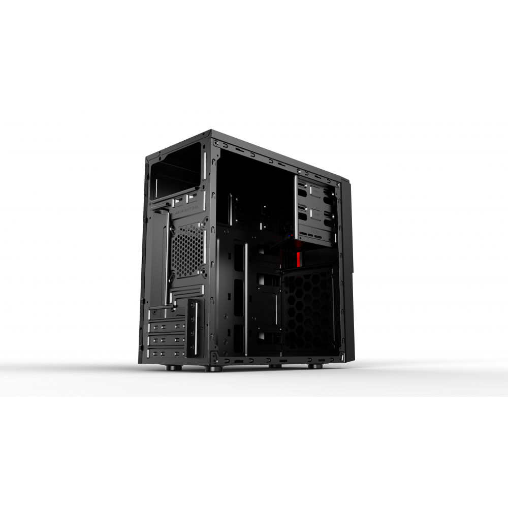 Корпус 2E Basis RD860-3U без БЖ, 1xUSB3.0, 2xUSB2.0, VGA 320мм, mATX, чорний