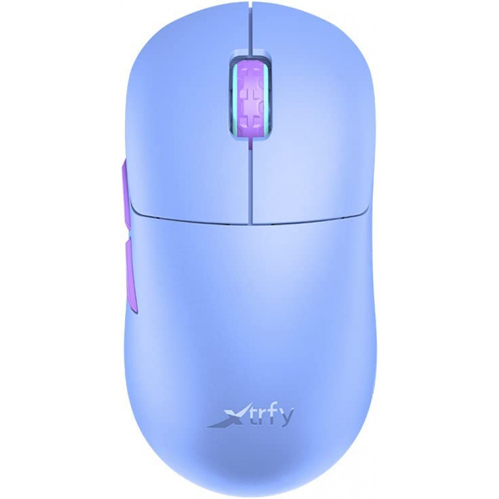 Миша Xtrfy M8, WL/USB-A, RGB, Frosty Purple