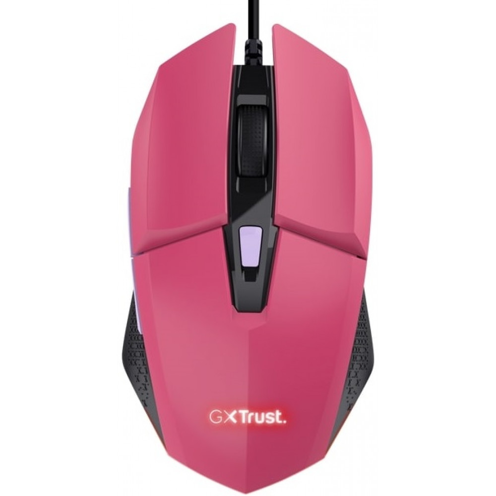 Миша Trust GXT 109 Felox, RGB, USB-A, рожевий