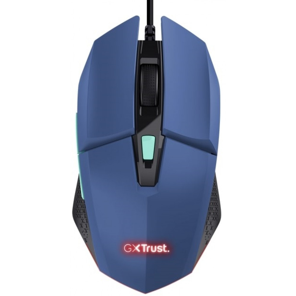 Миша Trust GXT 109 Felox, RGB, USB-A, синій
