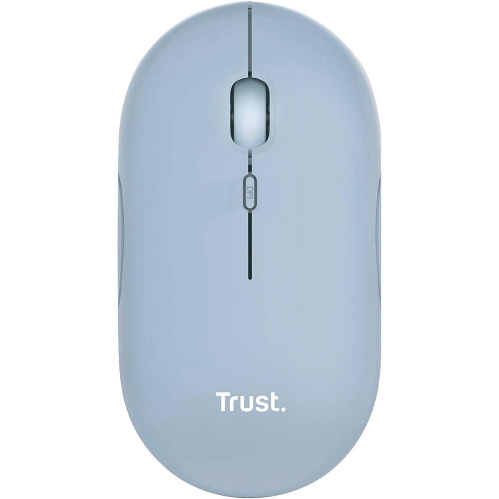 Миша Trust Puck Rechargeable,  Ultra-Thin,  BT/WL,  Silent, синій