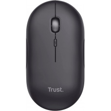 Миша Trust Puck Rechargeable,  Ultra-Thin,  BT/WL,  Silent,  чорний