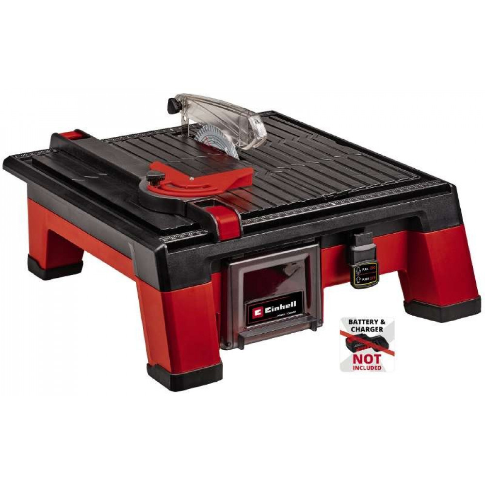 Верстат для різки плитки акумуляторний Einhell TE-TC 18/115 Li - Solo PXC 18В диск 115мм стіл 305х335мм 3.5кг без АКБ та ЗП