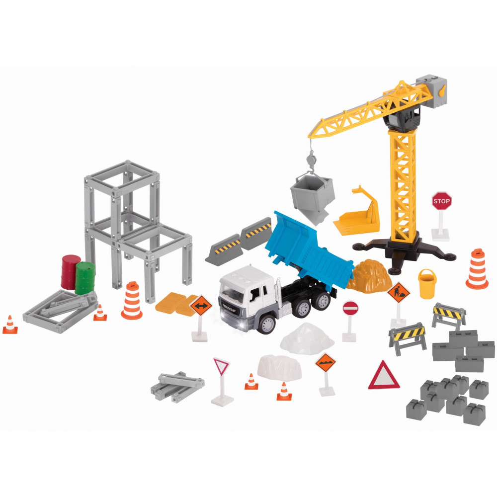 Ігровий набір DRIVEN Будівельний кран 62ел.