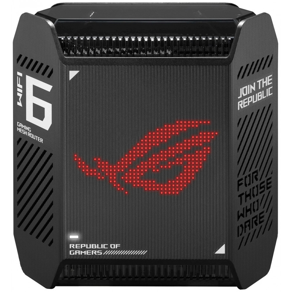 Система WiFi-Mesh ASUS ROG Rapture GT6 AX10000, 3xGE LAN, 1x2.5GE WAN, 1xUSB 3.2, 1мод, чорний