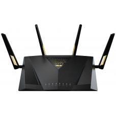 Маршрутизатор ASUS RT-AX88U PRO AX6000, 4xGE LAN, 2.5xGE WAN, 1x2.5GE WAN/LAN, 1xUSB3.2, 1xUSB2.0, MESH Маршрутизатор ASUS RT-AX88U PRO AX6000, 4xGE LAN, 2.5xGE WAN, 1x2.5GE WAN/LAN, 1xUSB3.2, 1xUSB2.0, MESH