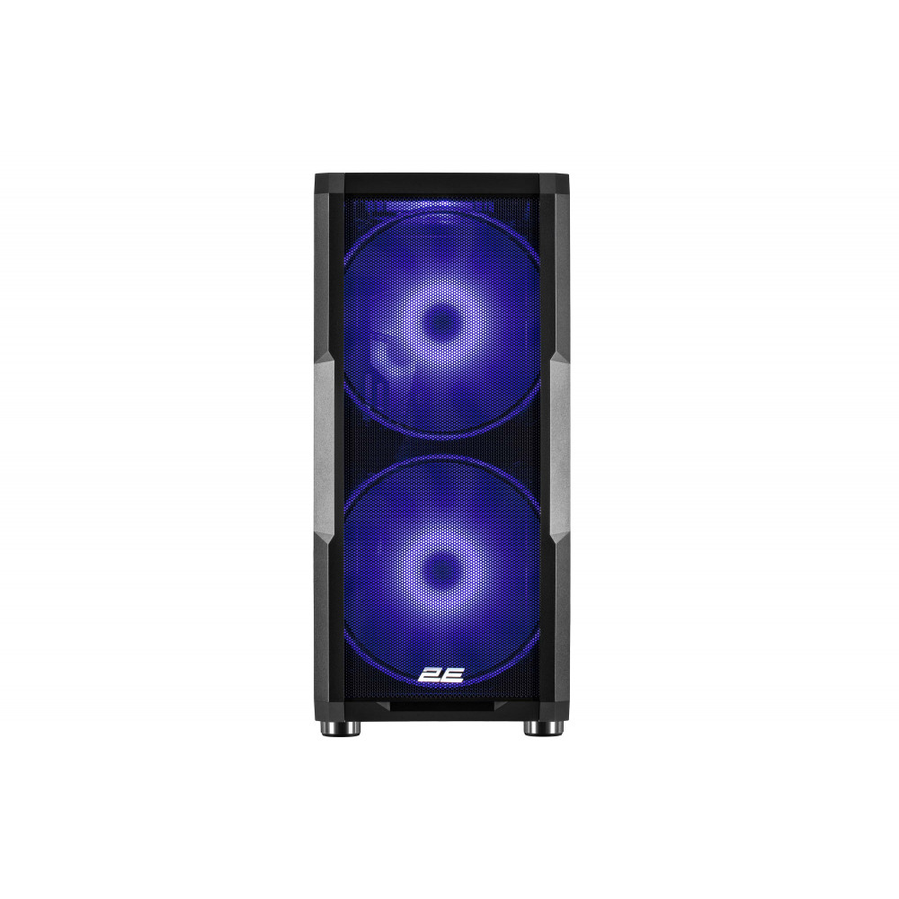 Корпус 2E GAMING Contego Neo GW05 без БЖ 2xUSB3.0, 1xUSBType-C, 2x200мм, ARGB, 3x120мм ARGB, VGA 380мм, LCS ready, контролер з пультом, TG Side Panel, EATX, чорний