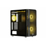 Корпус 2E GAMING Contego Neo GW05 без БЖ 2xUSB3.0, 1xUSBType-C, 2x200мм, ARGB, 3x120мм ARGB, VGA 380мм, LCS ready, контролер з пультом, TG Side Panel, EATX, чорний