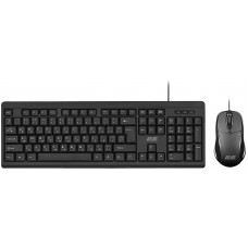 Комплект клавіатура та миша 2E MK401 USB-A, EN/UK/RU, чорний