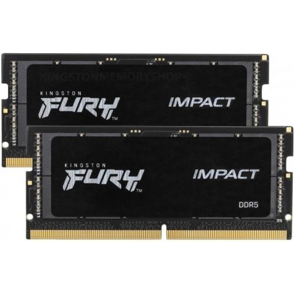 Пам'ять ноутбука Kingston DDR5 64GB KIT (32GBx2) 4800 FURY Impact