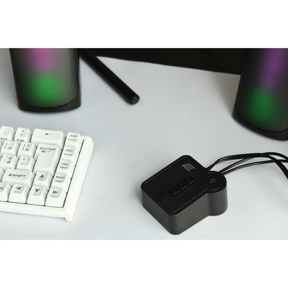 Акустична система 2E PCS231 RGB Matrix, 2.0, USB, Black