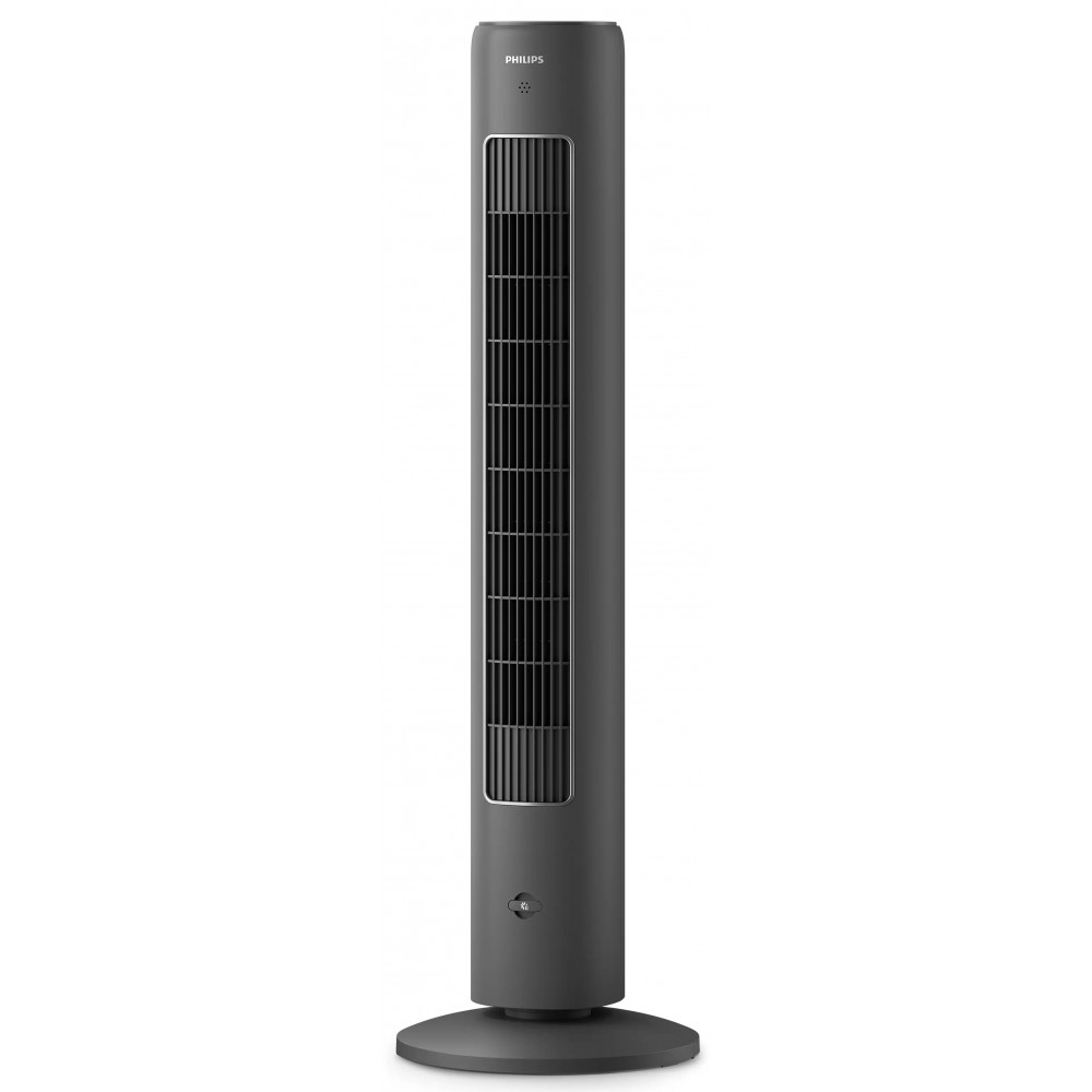 Вентилятор Philips колонний, 110см, 40Вт, пульт ДК, дисплей, графіт