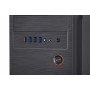 Корпус 2E Alfa E1802 без БЖ 4xUSB3.0, VGA 320мм, ATX, чорний