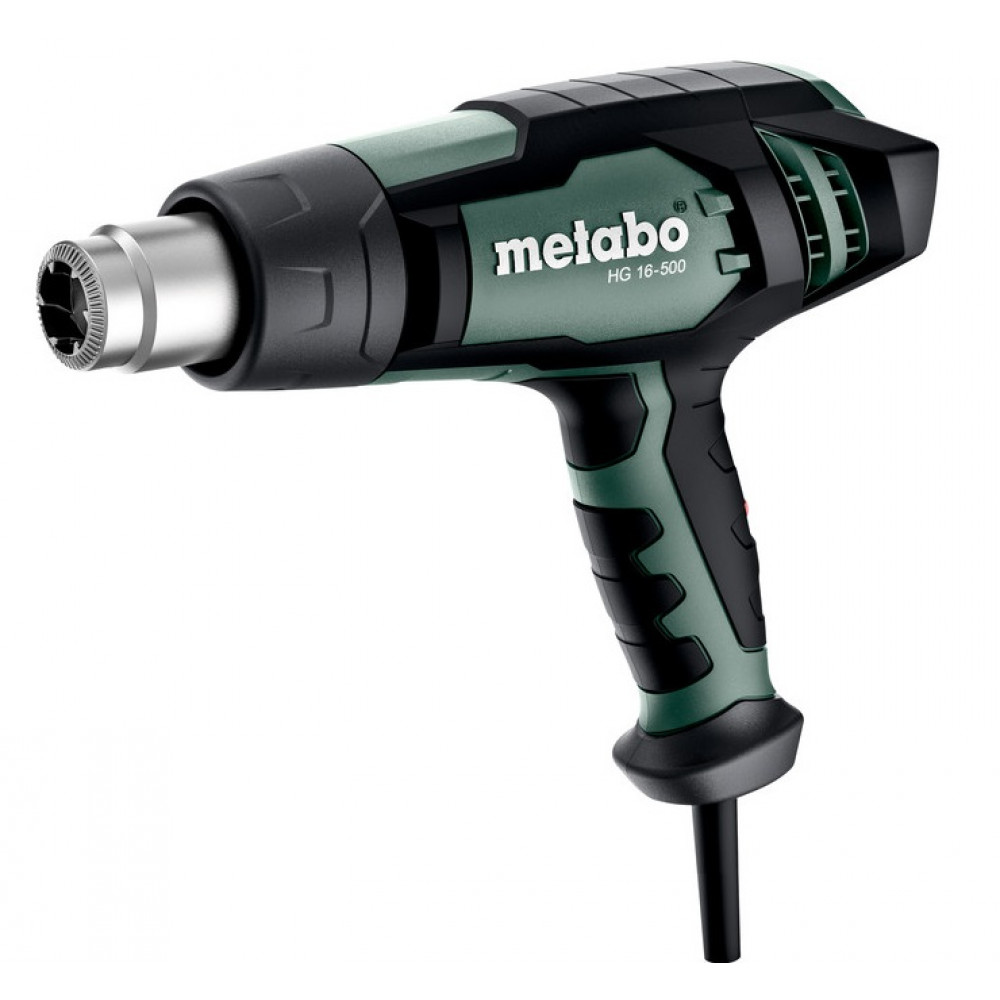 Фен будівельний Metabo HG 16-500 1600Вт 300/500°C 240/450л/хв 0.6кг