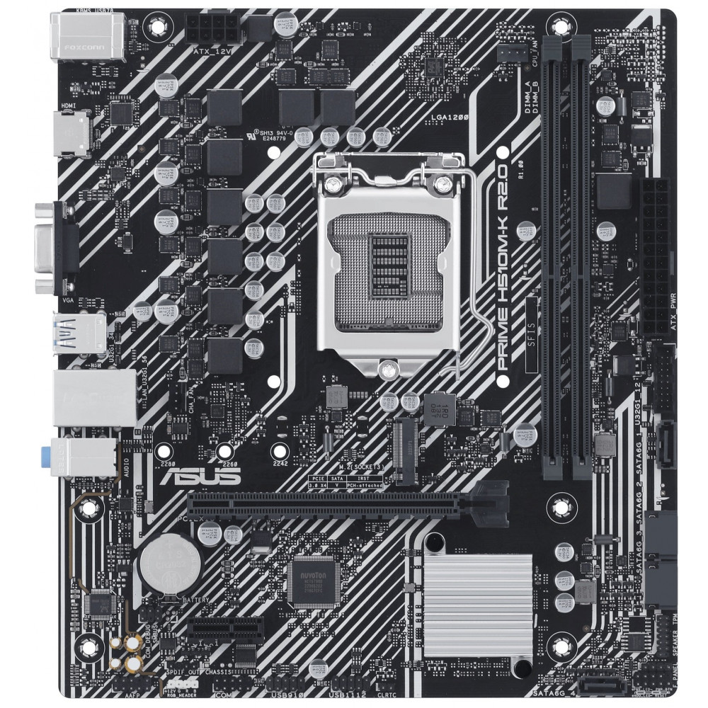 Материнcька плата ASUS PRIME H510M-K R2.0 s1200 H470 2xDDR4 M.2 HDMI D-Sub mATX