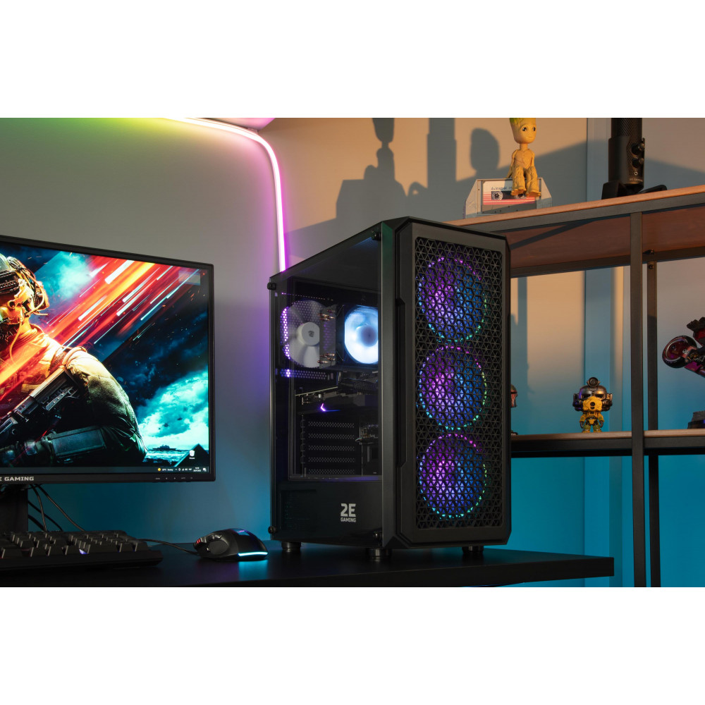 Комп’ютер персональний 2E Complex Gaming AMD R5-5500, 16Gb, F500GB, NVD3050-8, B550, G338, 550W, FreeDos