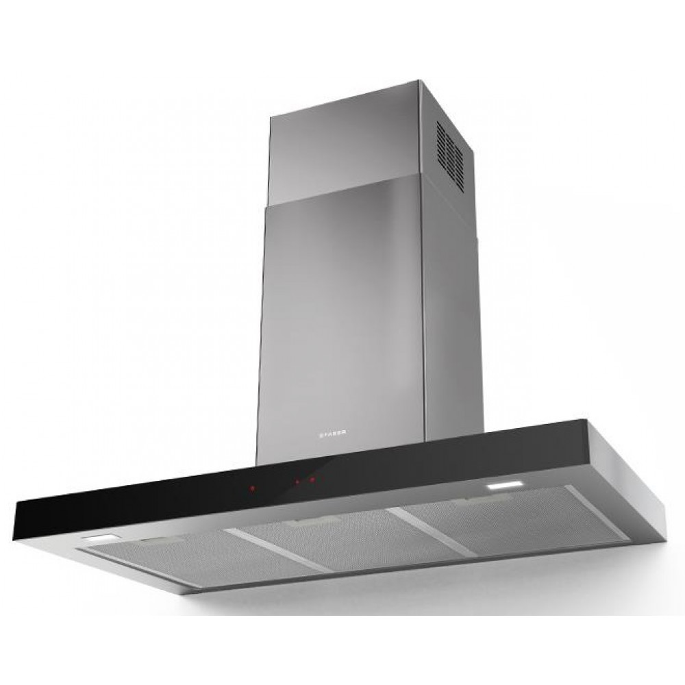 Витяжка Faber купольні, 90см, 1186м.куб/год, Stilo Glass Smart X/V A90, нерж