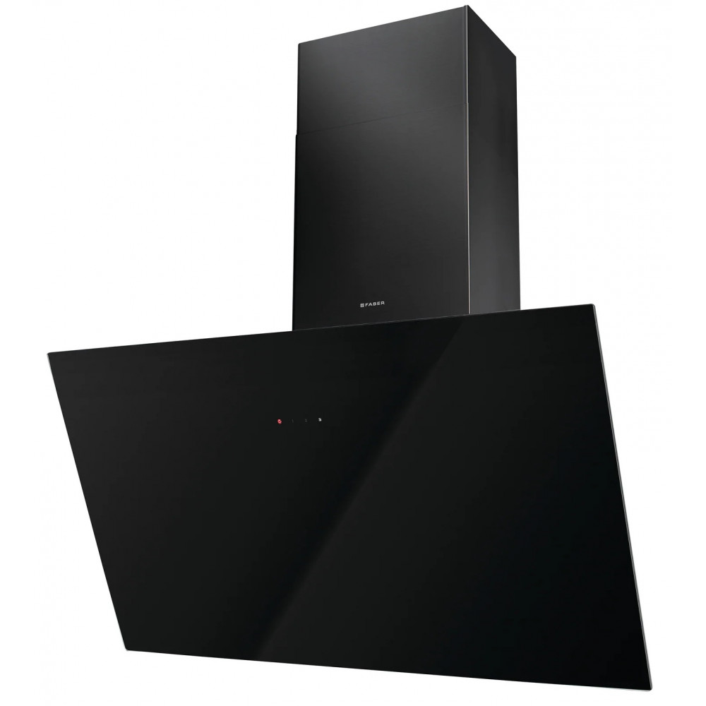Витяжка Faber похила, 80см, 1169м.куб/год, Tweet Ev8 Led Bk A80, чорний