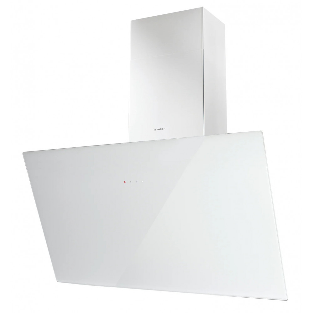 Витяжка Faber похила, 80см, 1169м.куб/год, Tweet Ev8 Led Wh A80, білий