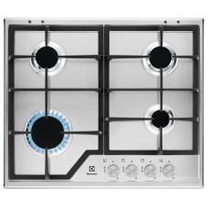Варильна поверхня Electrolux газова, 60см, чавун, нерж