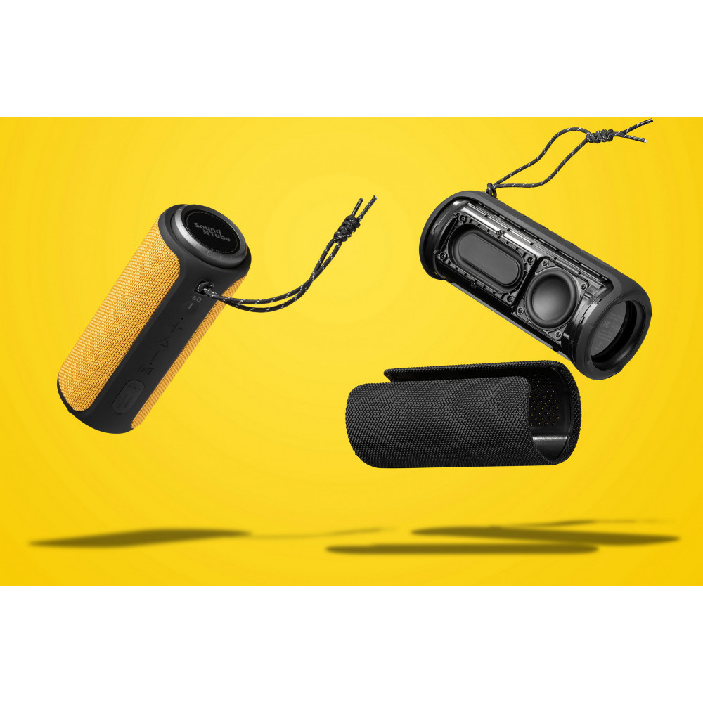 Акустична система 2E SoundXTube TWS, MP3, Wireless, Waterproof Yellow