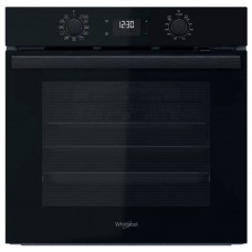 Духова шафа Whirlpool електрична, 71л, A+, дисплей, конвекція, телескопічні напрямні, чорний