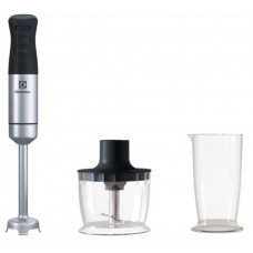 Блендер Electrolux заглибний 800Вт, 3в1, чаша-700мл, чопер, чорний-метал Блендер Electrolux заглибний 800Вт, 3в1, чаша-700мл, чопер, чорний-метал