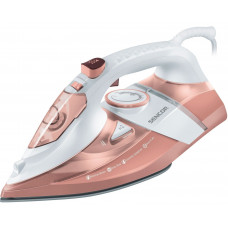 Праска Sencor, 3200Вт, 350мл, паровий удар -195гр, постійна пара - 45гр, керам. підошва, біло-рожевий