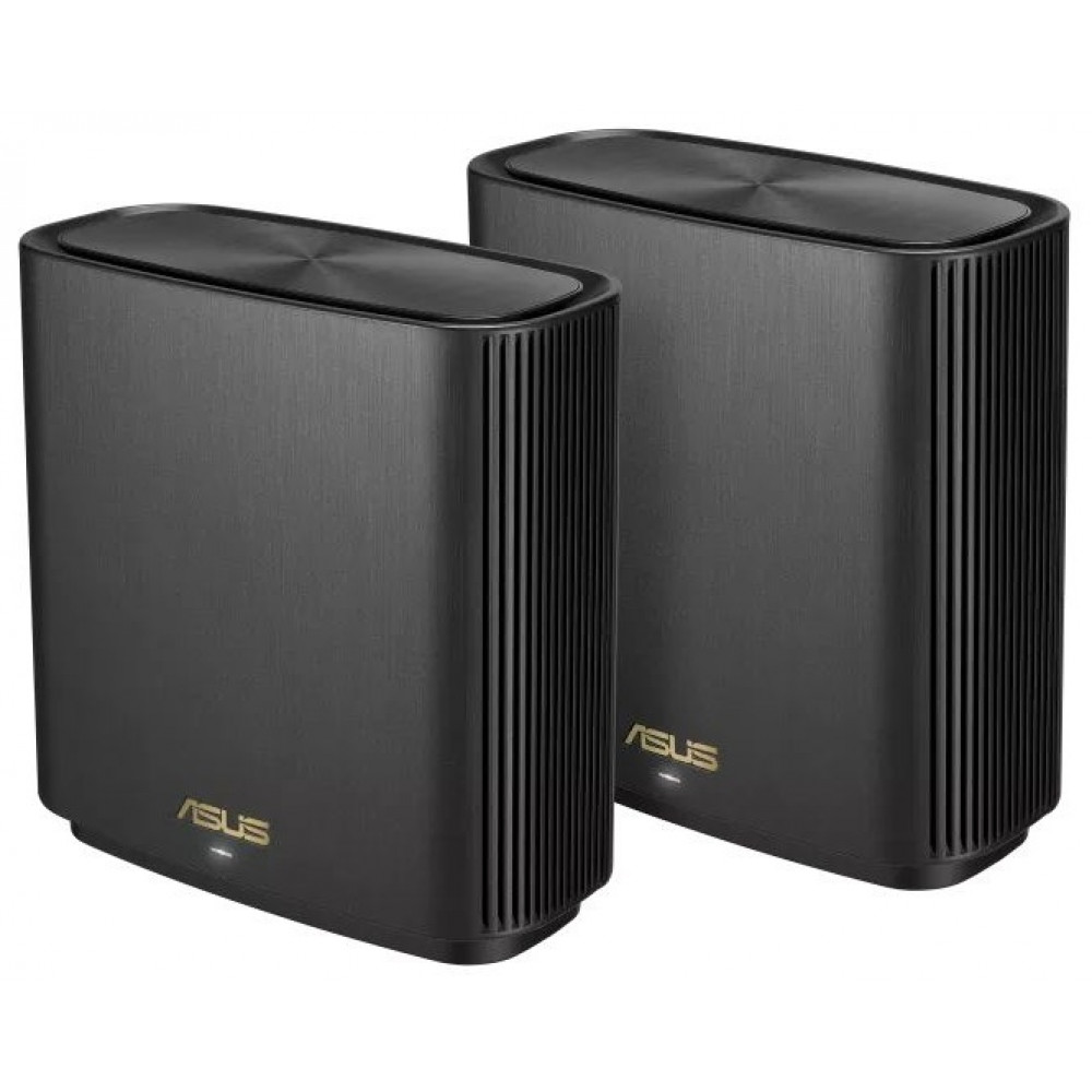 Система WiFi-Mesh ASUS ZenWiFi XT8 v2 AX6600, 3xGE LAN, 1x2.5GE WAN, 1xUSB3.1, 2мод, чорний, EU-UK