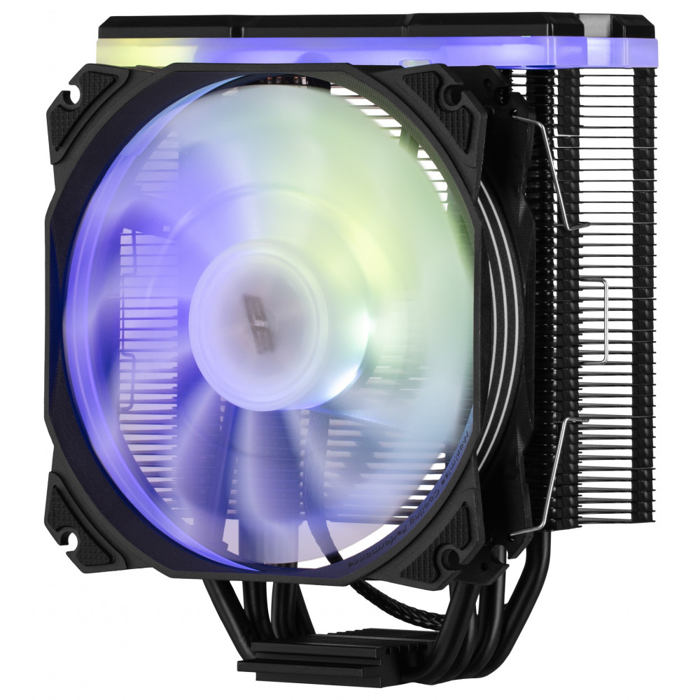 Процесорний кулер 2E GAMING Air Cool AC120D4TC-ARGB, LGA1851, 1700, 1366, 1200, 115x, AM5, AM4, AM3, AM3+, AM2, AM2+, FM2, FM1, 4pin PWM, 3pin +5VARGB, TDP 180W