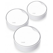 Система WiFi-Mesh TP-LINK Deco X50 AX3000, 1xGE LAN/WAN, 1x2,5GE LAN/WAN, 3мод, PoE Система WiFi-Mesh TP-LINK Deco X50 AX3000, 1xGE LAN/WAN, 1x2,5GE LAN/WAN, 3мод, PoE