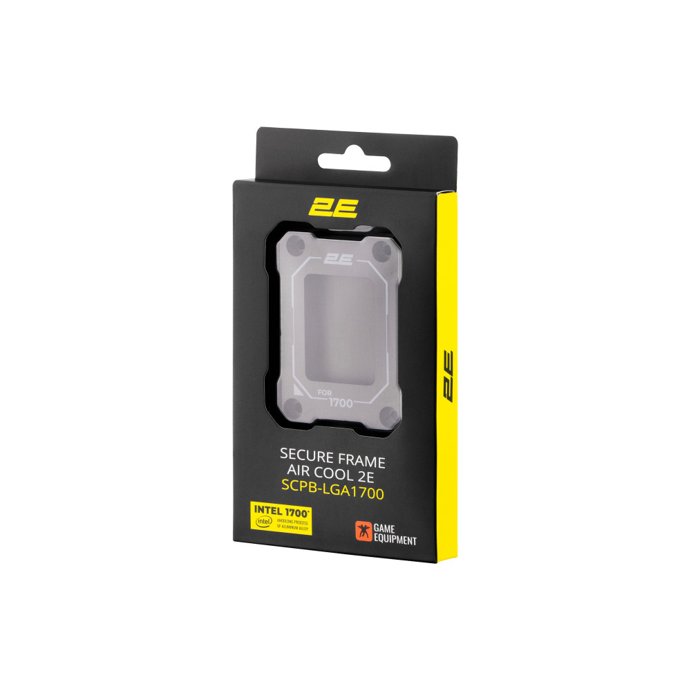 Контактна рамка для процесора 2E GAMING Air Cool SCPB-LGA1700, Aluminum, чорний